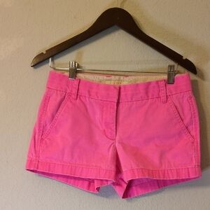 J. Crew Chino Pink Women's Shorts. Size 0